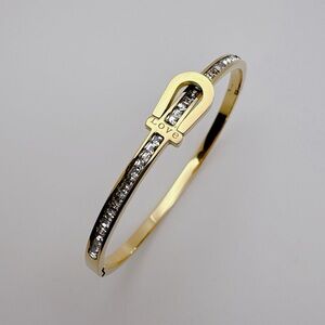 18K Women belt Bangle stainless steel